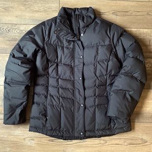 L.L. Bean Women’s Goose Down Insulated Black Puffer Coat Jacket Size Small Reg